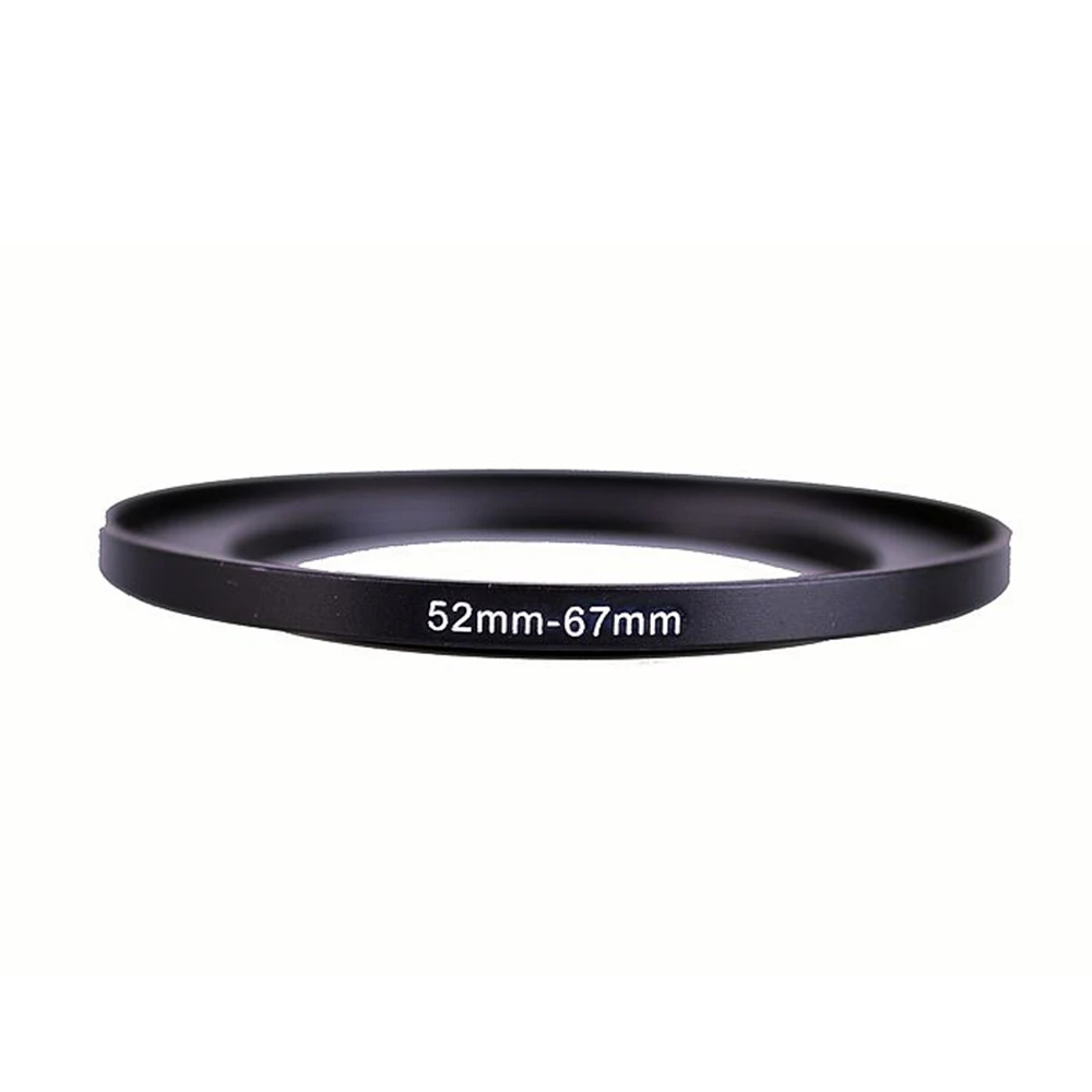 

52mm-67mm 52-67 mm 52 to 67 Step Up Lens Filter Metal Ring Adapter Black