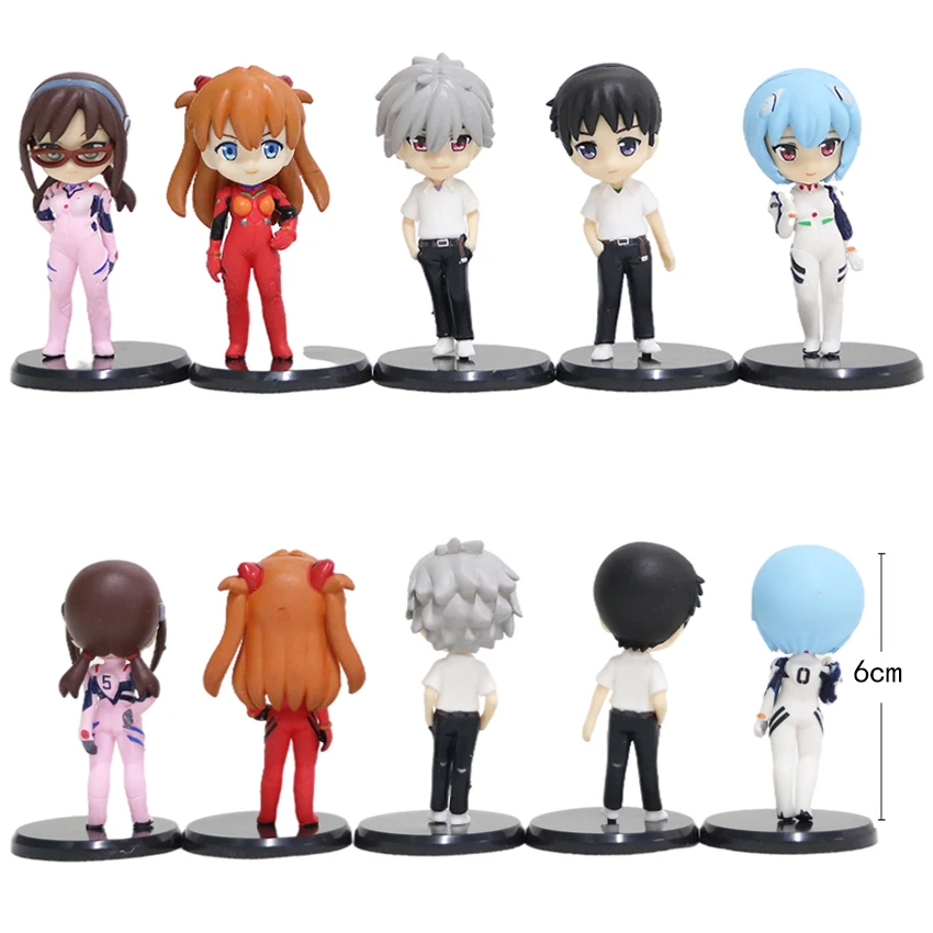 2021 Новое поступление модели экшн-фигурок Asuka Langley Soryu Ayanami Ray Ikari Shinji Nagisa Kaworu