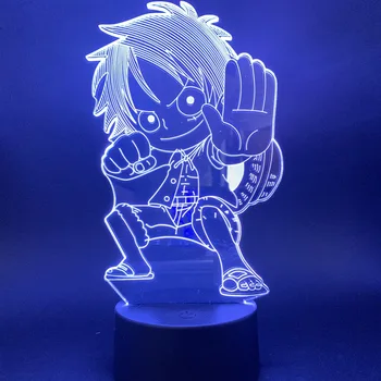 

Led 3d Night Light Kids One Piece Luffy Ferry Ace Child Roronoa Zoro Child Bedroom Decor Lamp xaomi Yeezy Cute illustration Lamp