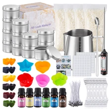 Kit de fabricación de velas DIY, herramientas para velas artesanales, herramienta de fabricación de velas, adecuado para principiantes, fabricación de velas, juego de cera de abejas