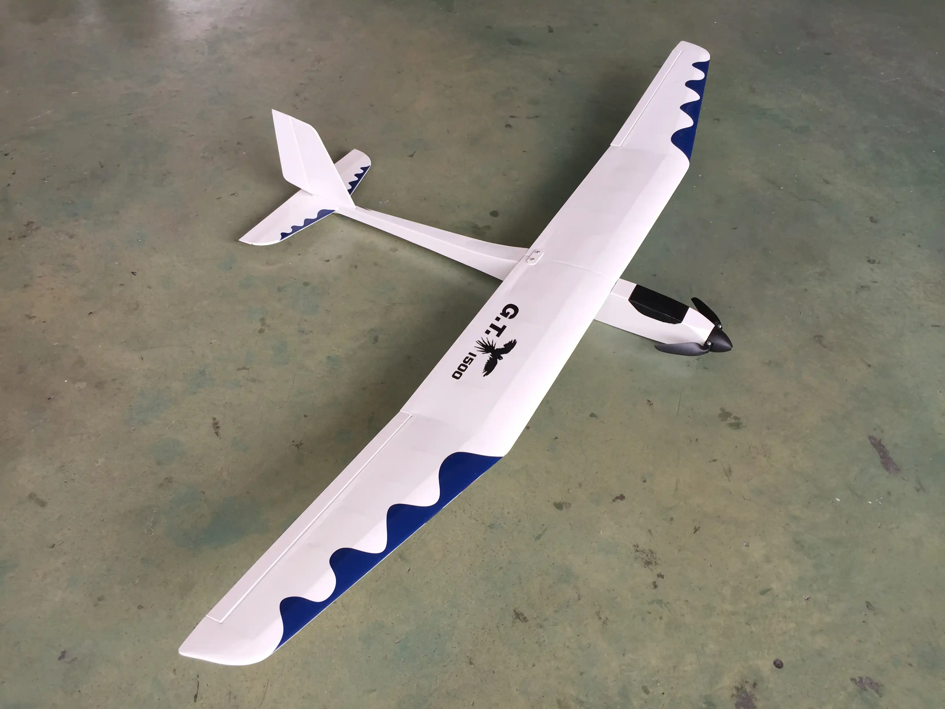 phoenix v2 epo composite rc glider 2000mm