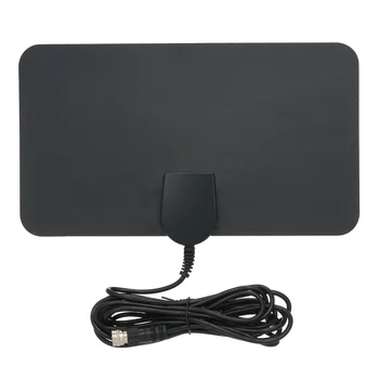 

Indoor Digital TV Antenna HD Signal Flat Panel FM UHF HDTV Antenna Signal Receiver