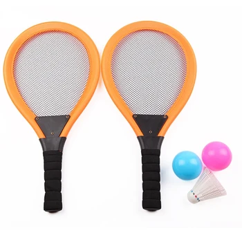 

SEWS-2 in 1 Kids Play Garden Parent-Child Game Beach Educational Badminton Tennis Racket Toy Set Photo Prop Outdoor Sports
