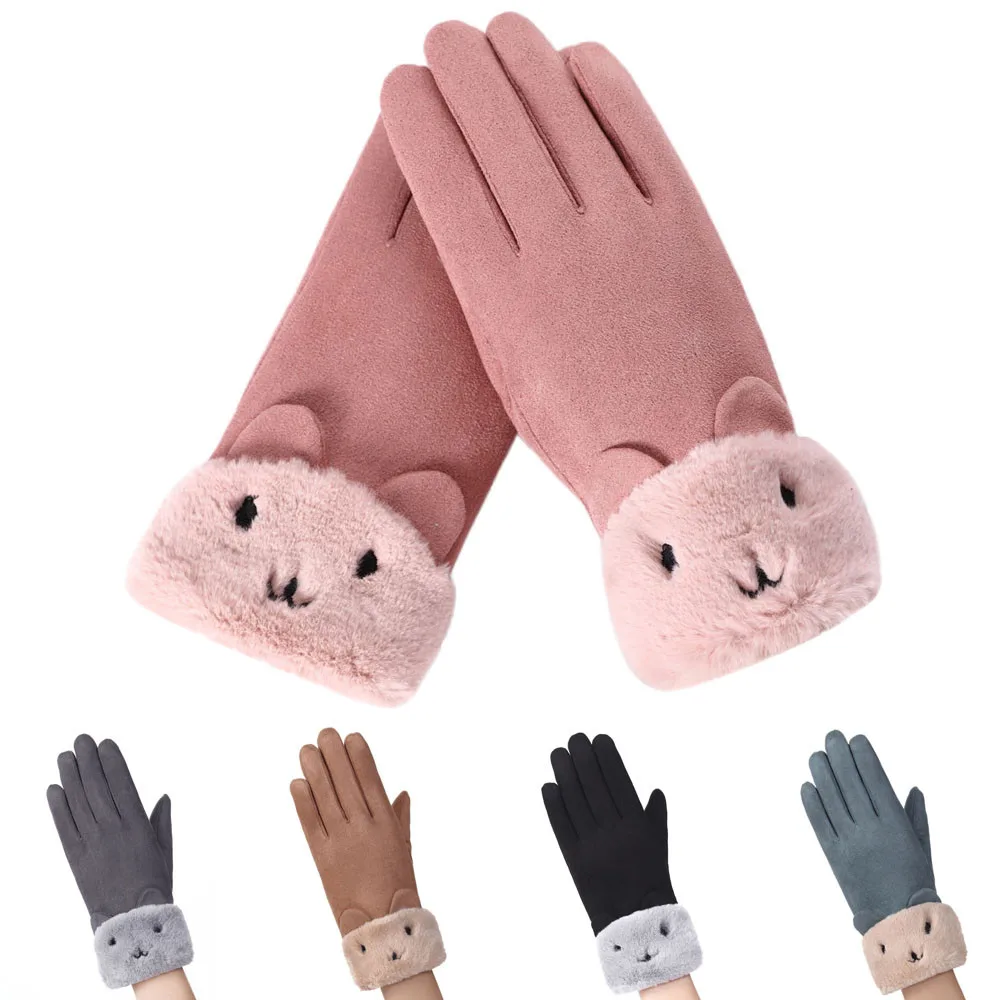 Hot Winter Glove Womens Fashion Winter Outdoor Sport Warm Gloves Winter Warm Accessories#15