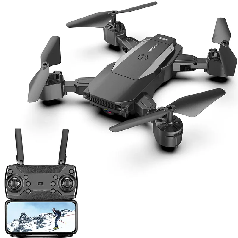 Мини Радиоуправляемый Дрон WiFi FPV 4K HD камера удержание высоты складной вертолет