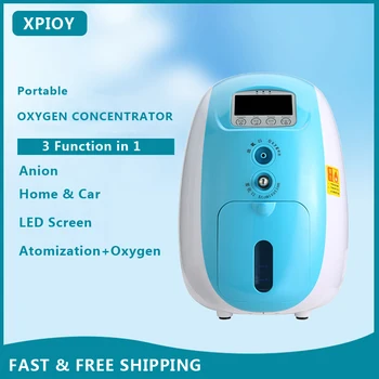 

XPIOY Portable Oxygen Concentrator 1-5L Adjustable Oxygen Flow High Concentration Oxygen Machine Atomization Medical Equipment