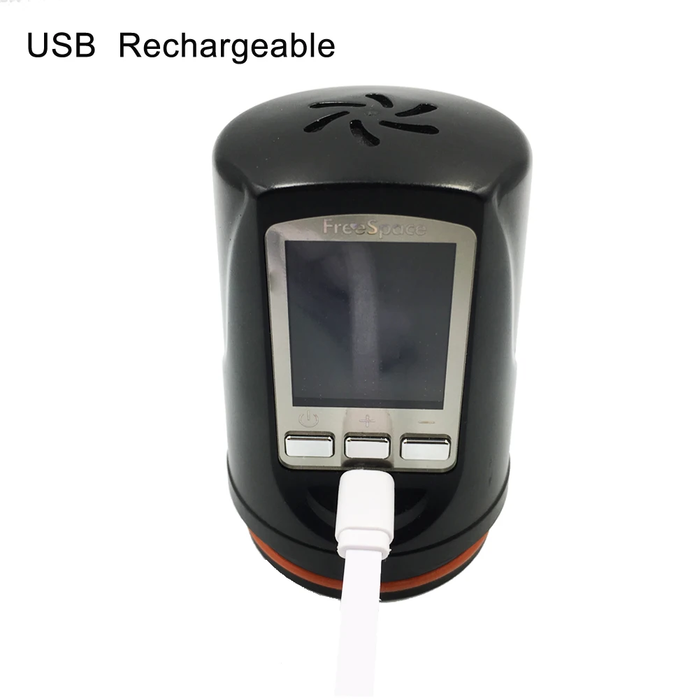Насос для увеличения пениса с USB зарядкой Мужской вакуумный увеличитель