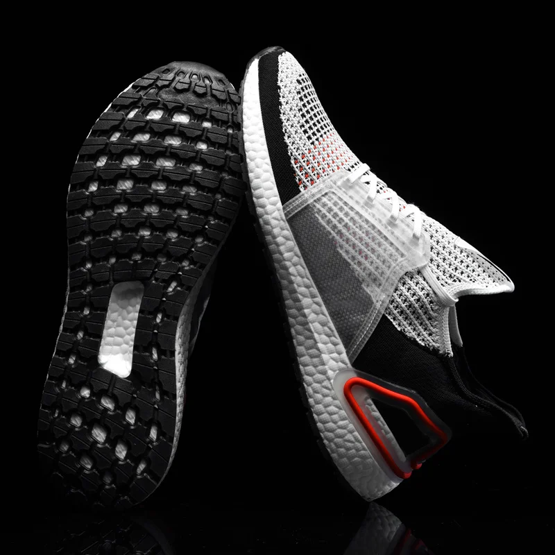 

CREDRIZK 2020 New Men's Flyknit Sport Shoes Breathable Running Shoes Lace Up Gym Shoes Mens Trainers Lightweight Sneakers Basket