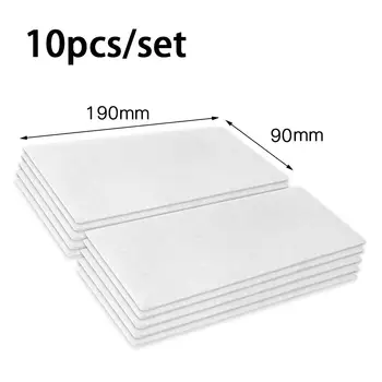 

10pcs Micro Filter Air Engine Exhaust Filter Micro Filter Cut Into About 195x90mm Size For Diverse Miele Vacuum Cleaner