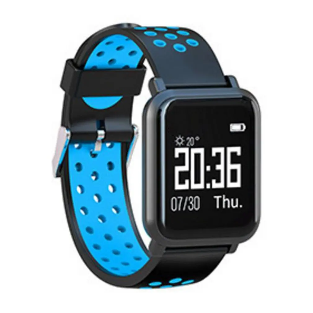 Sn60 Водонепроницаемый Смарт Браслет SmartWatch с сенсорным экраном Bt шаг движения мониторинг здоровья сна умный браслет для мужчин и женщин - Цвет: 1