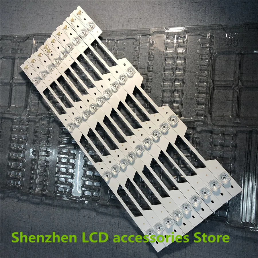 3set para Tcl Backlight tv Lcd Bar 55hr330m04a0 v2 55hr330m04b0 Hr-26307-0321 51 Centímetros 100% Novo 27pcs = Tcl 55p1-ud 4leds - Image 3