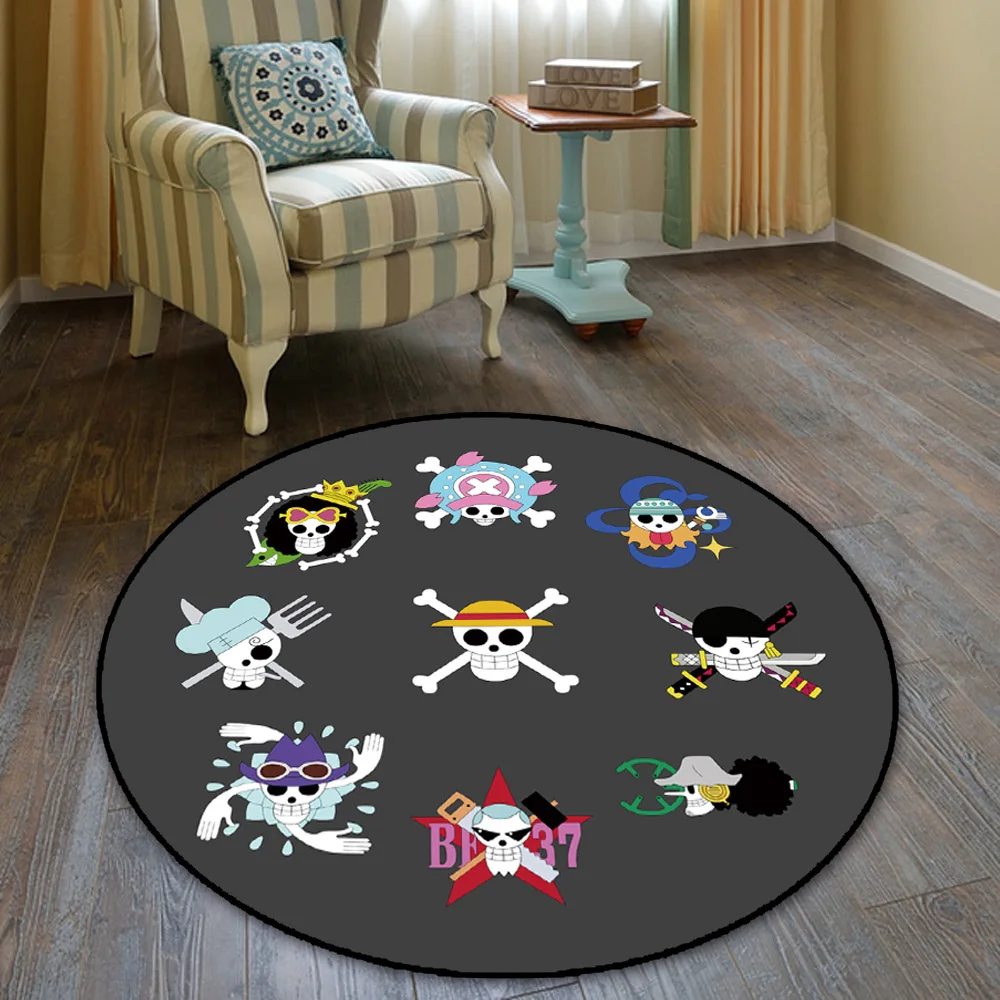 Style 9 Аниме one piece Luffy Chopper напольный коврик квадратный ковер для спальни кухни гостиной нескользящий коврик - Цвет: Style 9
