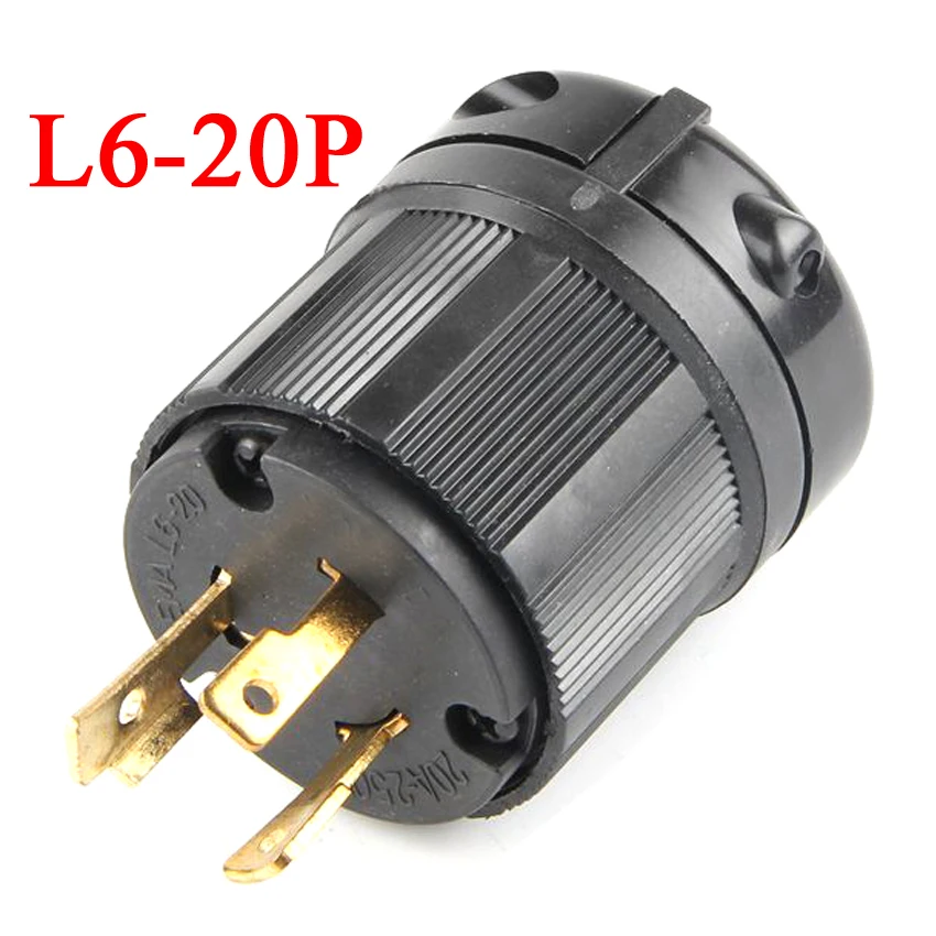 검정색 20A 30A 미국 산업 트위스트 잠금 전원 플러그 L14-30P 6-30P 5-30P 15-30P 18-30P 19-30P L21-30P 20P 미국 와이어 커넥터 플러그