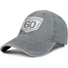 Винтажная моющаяся Кепка Boston-Whaler-Logo-Years-White-спортивные унисекс папа регулируемые шляпы