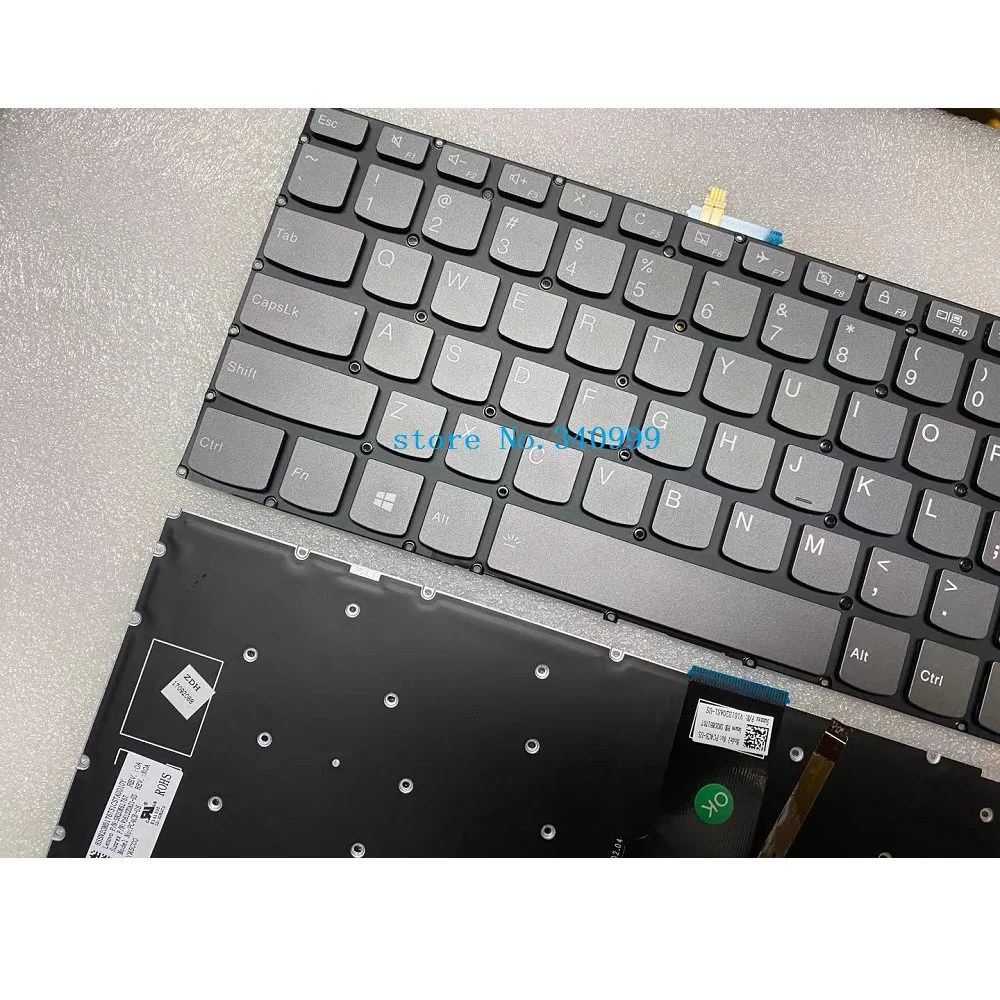 para Lenovo S34014 S340-14api S340-14iil S340-14iml S340-14iwl Retroiluminado Teclado dos Eua Novo - Imagem 2