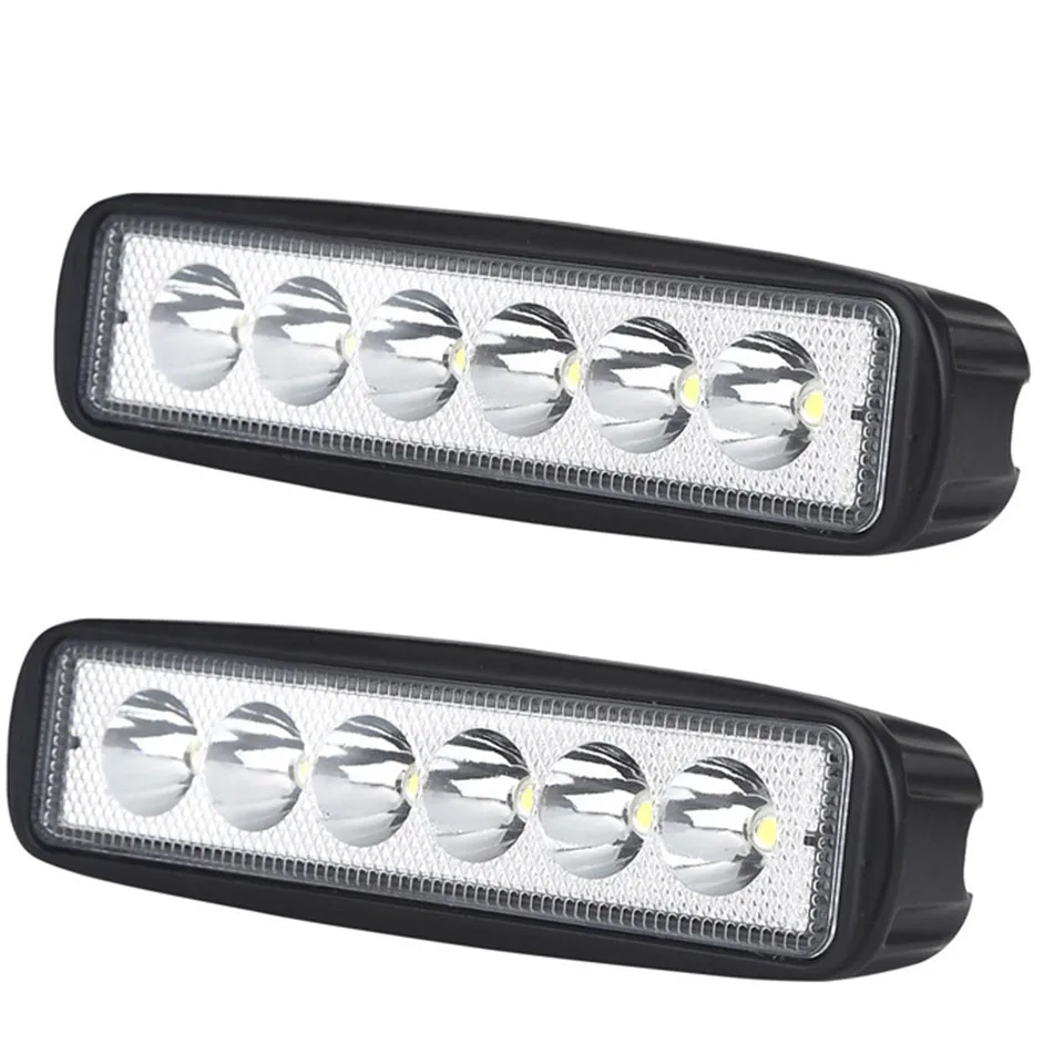 

18W LED Work Light 12V LED Car Light Plastic Shell 10-30V 4WD Worklight For Off Road Vehicles/Trucks/Buses Working light