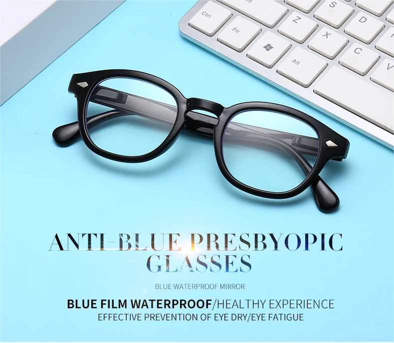 KINZUO Anti-Blue-Light Reading Glasses Men Computer Game Anti-fatigue Clear reading glasses Diopter+ 1.0 to + 4. 0 18200 | Аксессуары