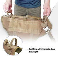 Tactical Dog Harness Military No Pull Pet Harness Vest For Medium Large Dogs Training Hiking Molle Dog Harness With Pouches 4