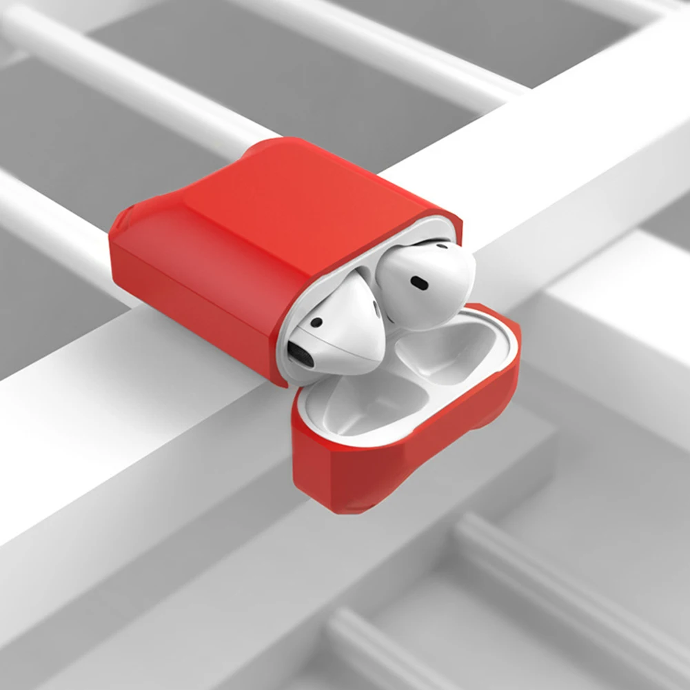 Защитный силиконовый чехол для наушников AirPods 2 1 Pro, беспроводные Bluetooth наушники, противоударный защитный чехол для всего тела
