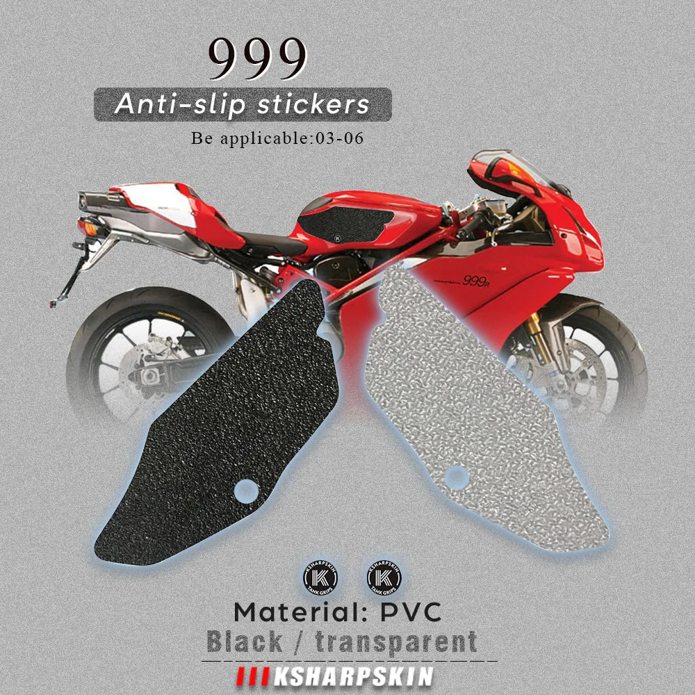 Motorcyle Sticker Decal Emblem Protector Tank Pad Tank Grip Per Ducati 03-06 749 03-06 999