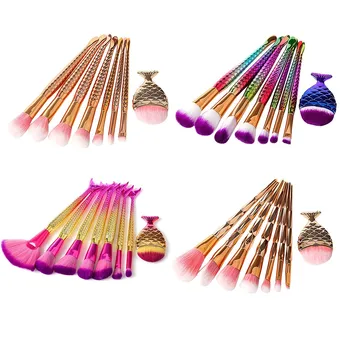 

Make up brushes set professional New Beauty 8PSC Make Up Foundation Eyebrow Eyeliner Blush Cosmetic Concealer Brushes Y802