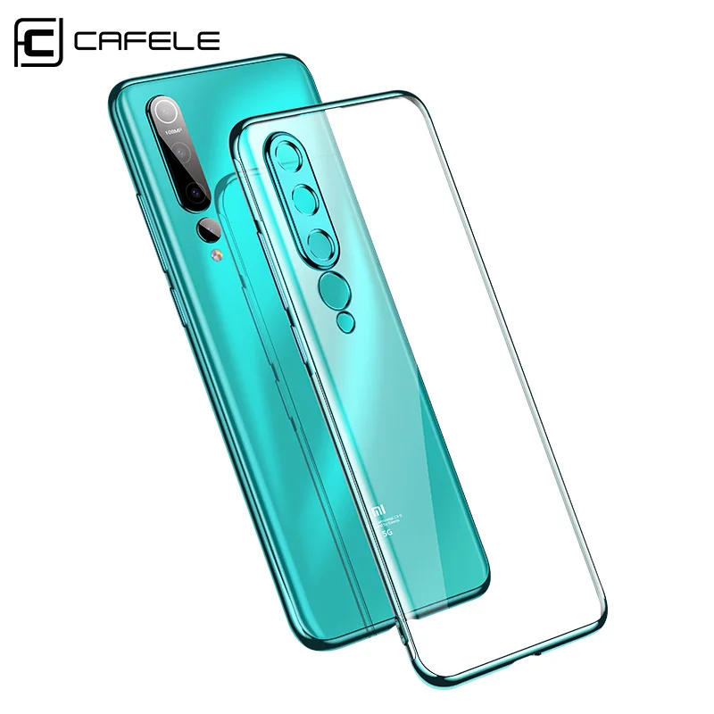 Чехол Cafele из ТПУ с покрытием для Xiaomi 10 pro ультратонкий 0 5 мм мягкий чехол mi10 легкий