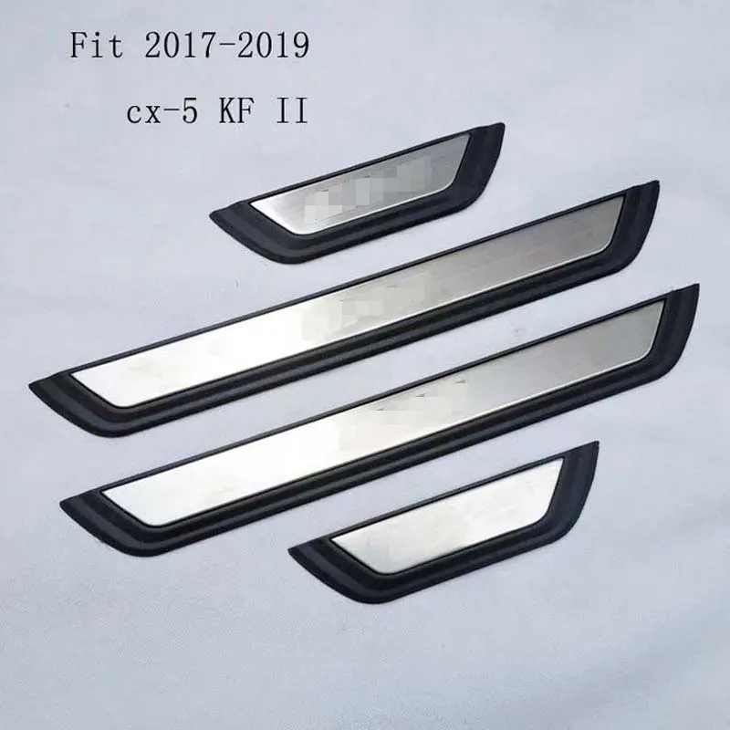 for Mazda CX-5 Cx 5 Cx5 KE 2012 2013 KF Door Sill Strip Scuff Plate Pedal Car Styling Accessories