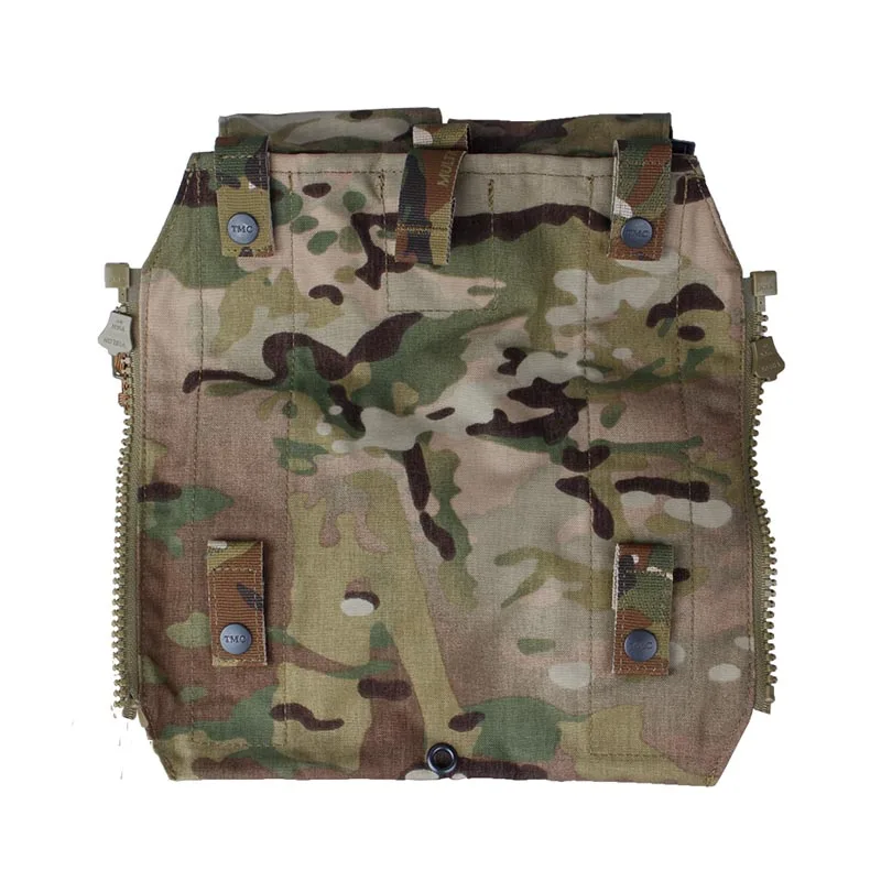 TMC Tactical Vest Zipper Back Pouch Attack Panel Pocket