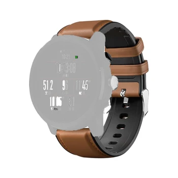 

Watchband Genuine Leather & Silicone Watch Strap 20mm 22mm Watch Band Bracelet Correa for Tissot Seiko Accessories Wristband