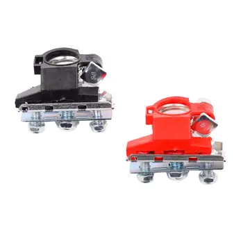 

2Pcs 12V Copper Car Battery Terminal Connector Battery Quick Release Battery Clamps for most vehicles