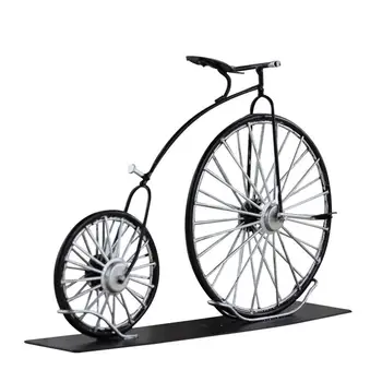 

Iron High Simulation English Style Bicycle Model Toy Diecast Big Wheel Bicycle Replica Model Toy Table Decor Collectable Gifts