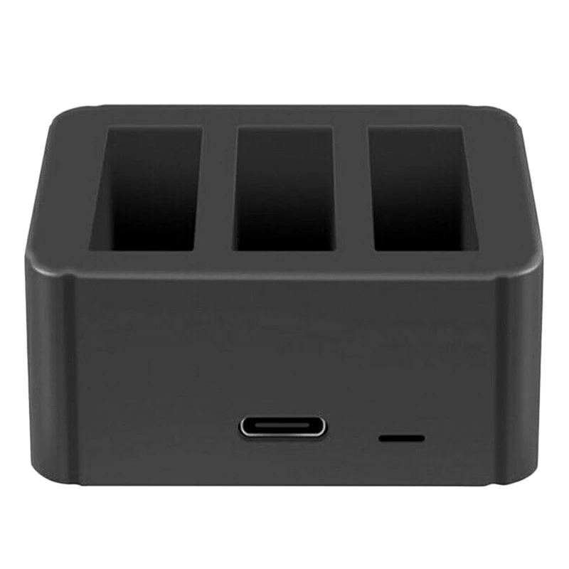 

ABKT-Action Camera Charger for Dji Camera Osmo Action Lithium Battery Charging Hub Ab
