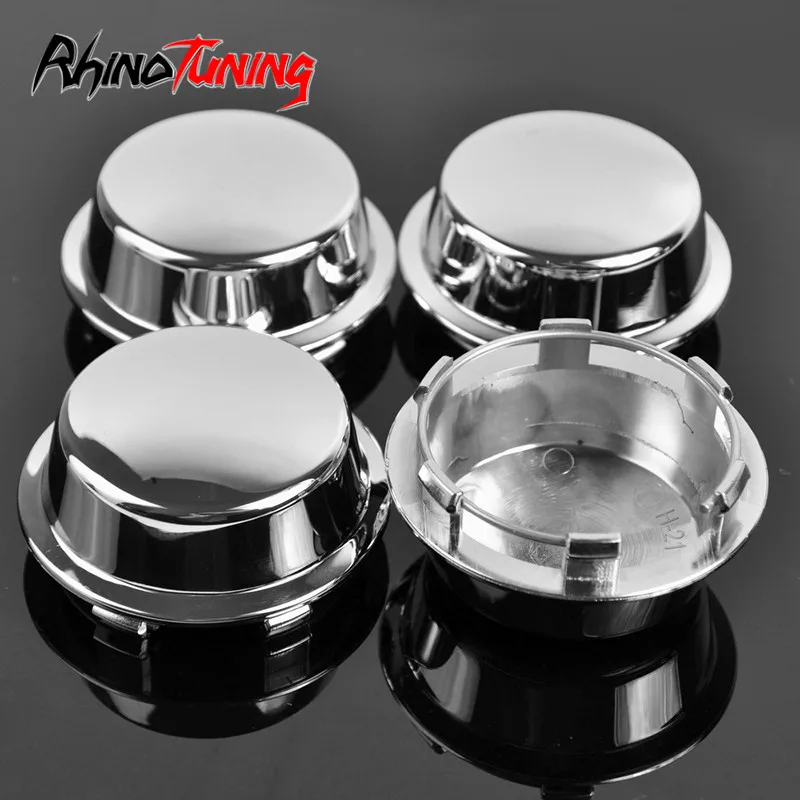 Lot De 4 Cache-Moyeux Pour Jantes Borbet 56mm/55mm - Enjoliveurs Avec Logo - Plastique ABS Et Aluminium