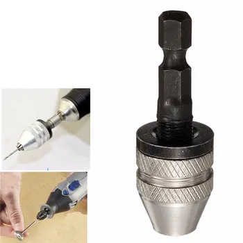 

1/4" Inch Keyless Drill Bit Chuck Quick Change Adapter Converter Hex Shank Tool Power Tool Accessories Shank Drill Chuck