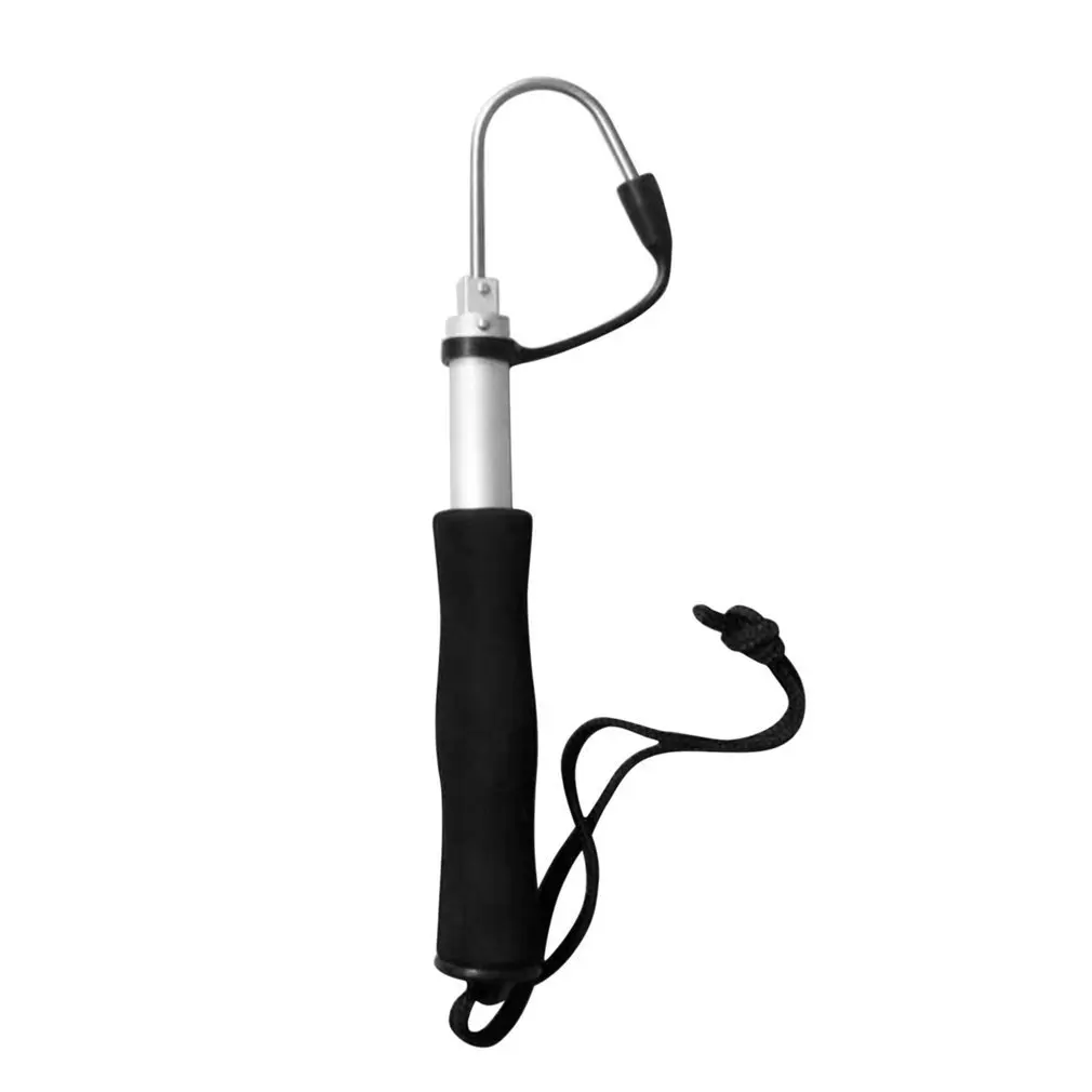 60cm/120cm Stainless Steel Sea Telescopic Fishing Gaff Aluminum Alloy Spear Hook Fish Tackle Outdoor Tool | Спорт и развлечения
