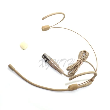 

Xgwth Wired Condenser Headset Microphone Mini 3 Pin XLR TA3F Omnidirectional Mic for AKG Samson Wireless Bodypack Transmitter