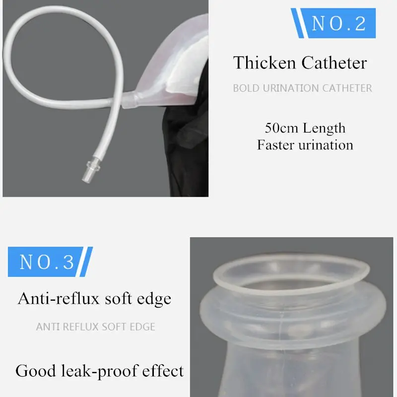 reutilizavel masculino andando saco urinario suporte de 04