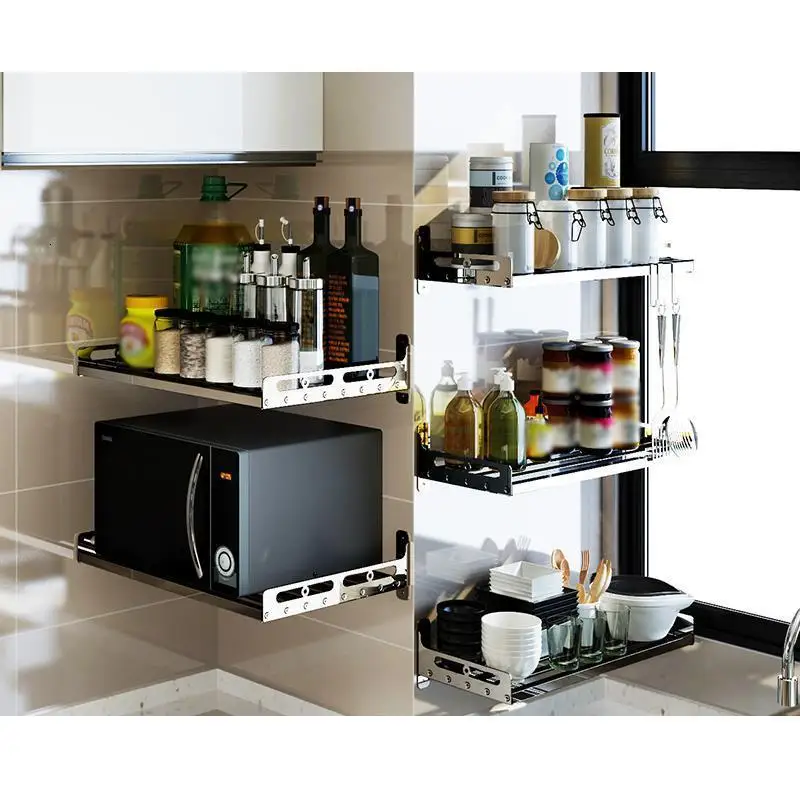 Organization Especias Rangement organizator Keuken кухонная стойка из нержавеющей стали Cozinha Cocina Organizador кухонный Органайзер
