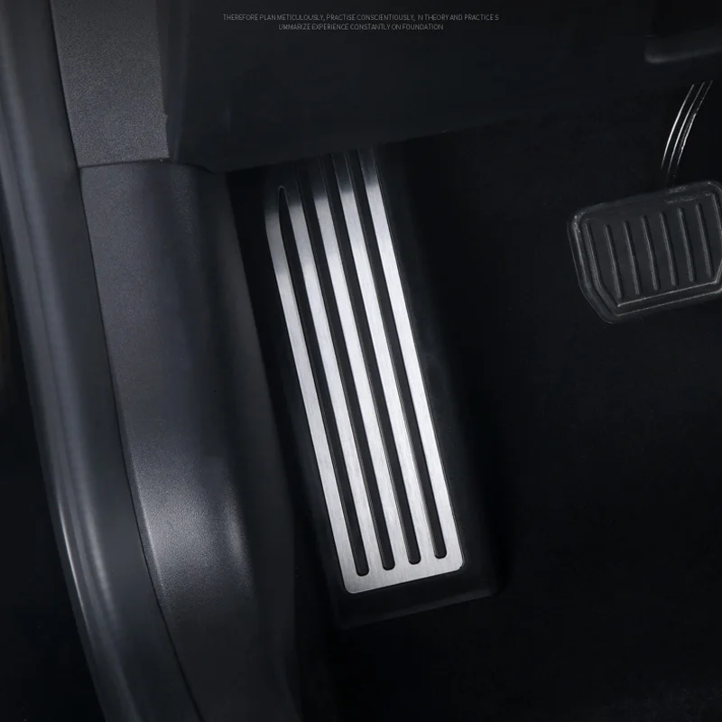 Педаль из алюминиевого сплава для Tesla модель 3 акселератор газ Топливо педаль тормоза Отдых Педали коврики покрытие аксессуары для автомобиля стиль
