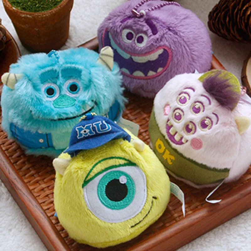 Cartoon Plush Toy Sandbag Creative Children Monster Plush Doll Hair Monster Big Eyes Five Eyes Pig