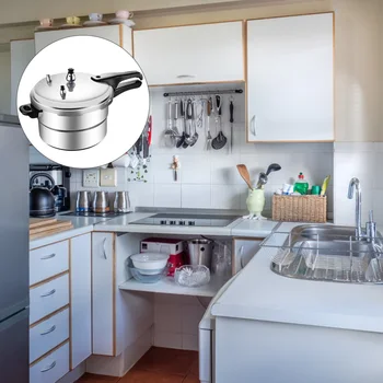 

1pc Practical Heat Resistant Household Durable Pressure Cooker Hotel Home