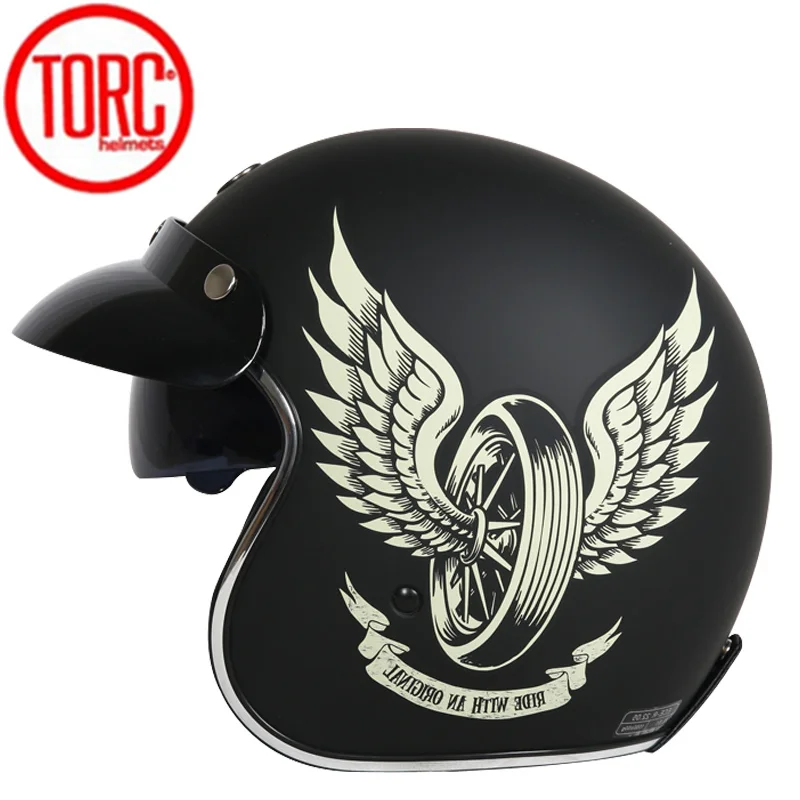 TORC T57, винтажный мотоциклетный шлем, реактивный шлем, скутер, мужские мото шлемы с внутренним защитным покрытием, capacetes, moto ciclismo, шлем, moto ECE