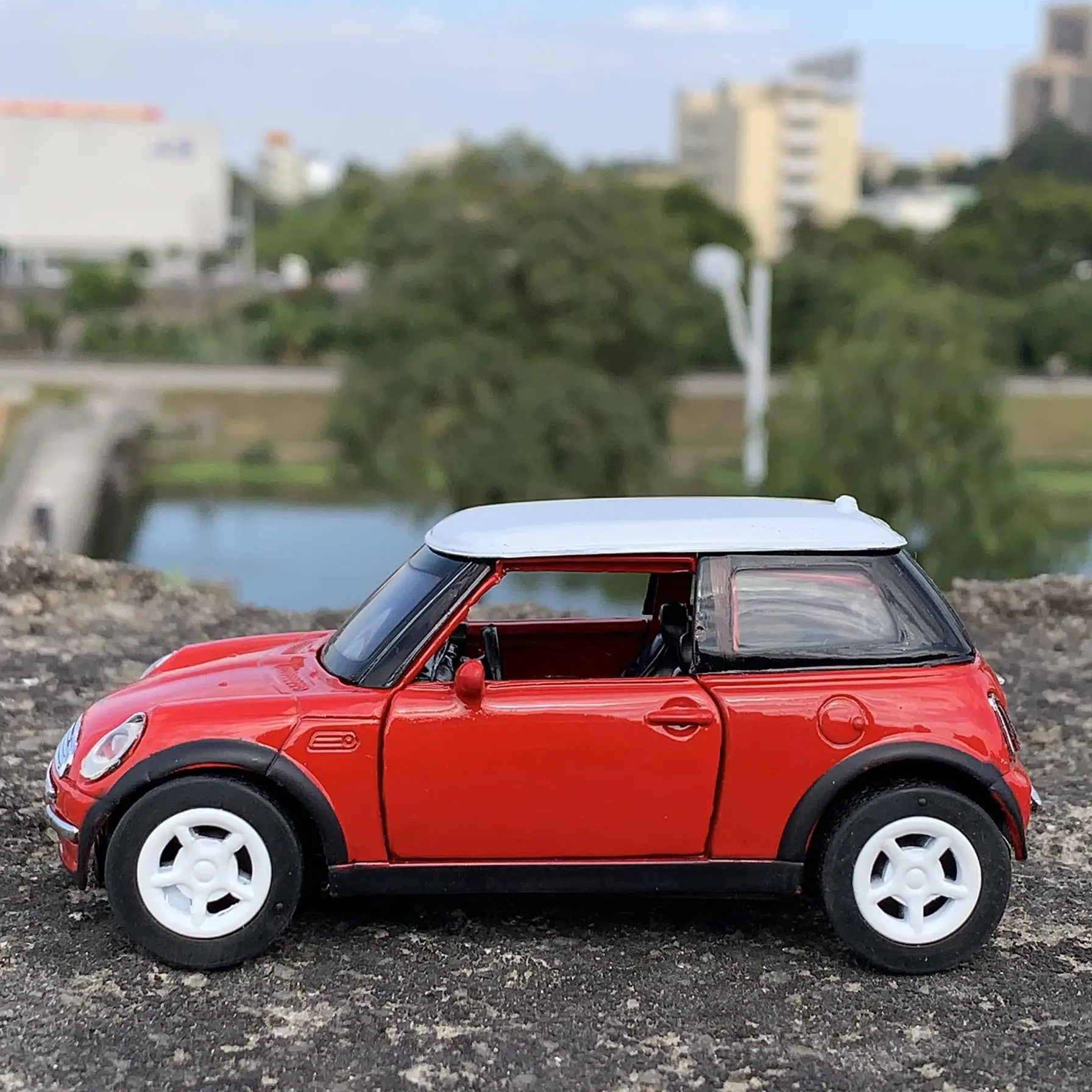 10 шт./лот Newray 1/32 масштаб классическая модель автомобиля Mini Cooper литье под давлением металлическая модель автомобиля игрушка