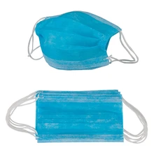 100 шт./упак. Анти-пыль Ветрозащитная маска одноразовая нос Уход за лицом для наращивания ресниц из нетканого материала Тканевые маски синий