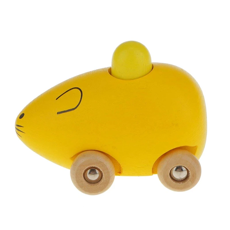 Детские игрушки Мини Деревянные звуковые BB мышь модель автомобиля
