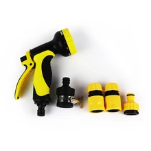 5 в 1 шланга 10 узоров мульти-функциональный душ пневматический распылитель губка для мытья автомобиля Садоводство полив растений цветы трава для сада