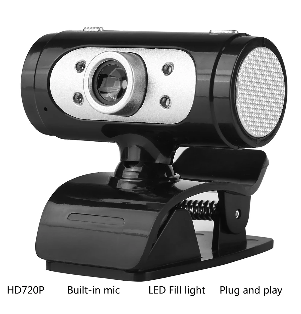 Веб-камера 720 P, hdвеб-камера со встроенным HD микрофоном USB Plug Play веб-камера, широкоформатное видео