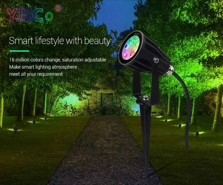 Conduziu a Luz do Jardim à Prova Levou ao ar Luzes do Jardim da Lâmpada de Iluminação Rgb + Cct Miboxer Ip66 Inteligente d' Água Livre 6 w Futc04 Ac100240v Mod. 130569 7 AC100 ~ 240V IP66 Inteligente CONDUZIU a