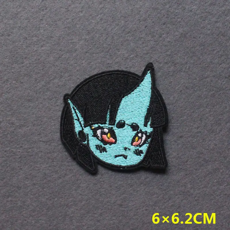 Fiber Anime Things Embroidered Patches For Clothing Cute Cartoon Iron On Patches On Clothes Howl and His Moving Castle Clothes Stripes dressmaking material shops near me