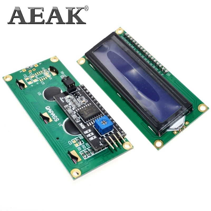 AEAK 1 шт. модуль ЖКД синий экран IIC/igc 1602 для arduino 1602 lcd UNO r3 mega2560 lcd 1602